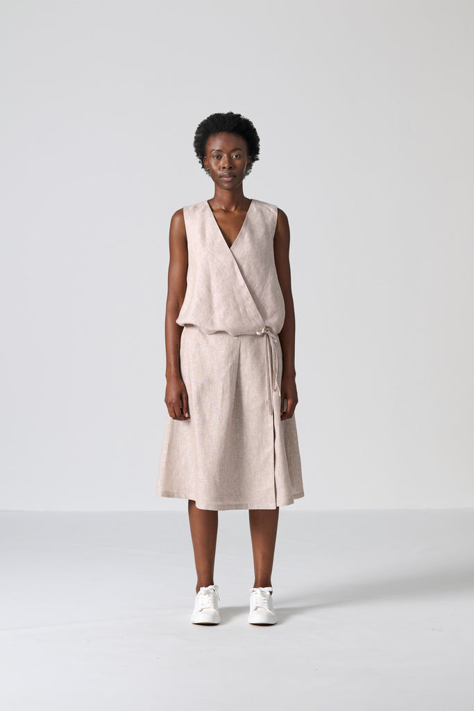 Jeppe Natural Linen Skirt – Amanda Laird Cherry